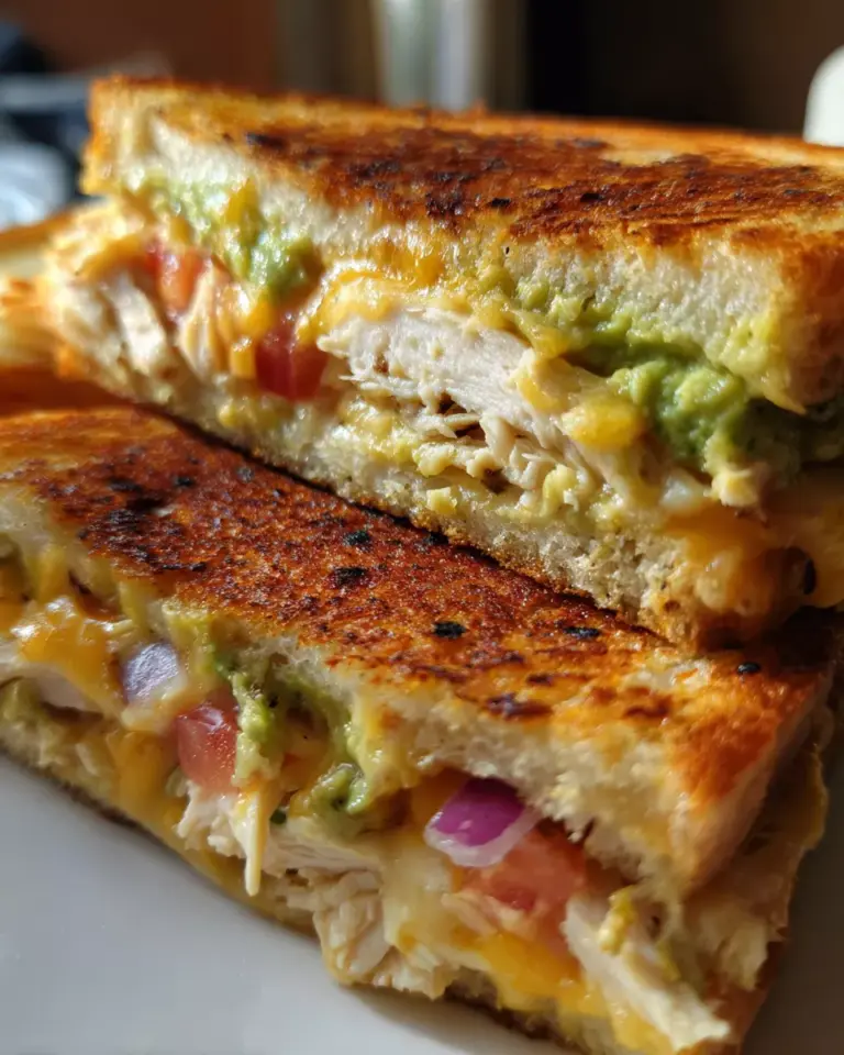 Chicken Avocado Melt Sandwich