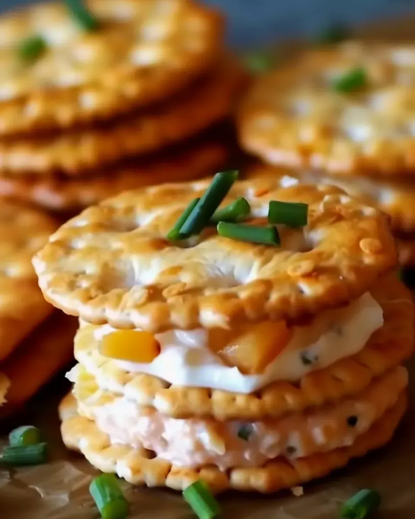 Ritz Cracker Party Sandwiches