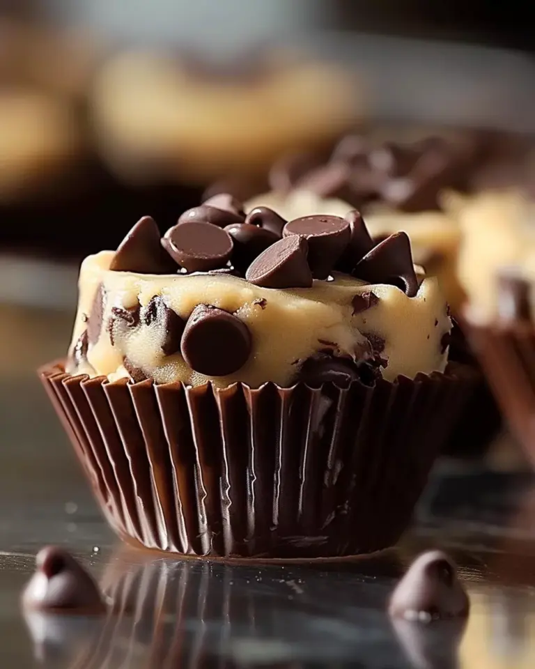Chocolate Chip Cookie Dough Cups
