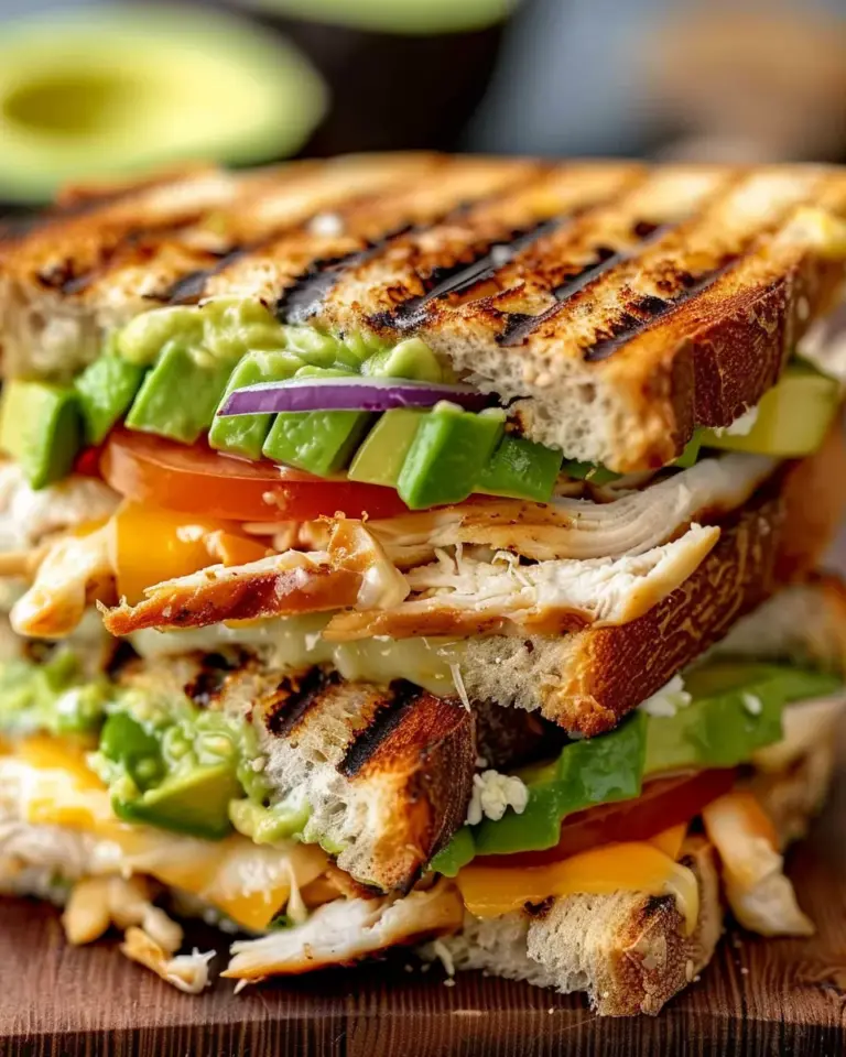 Chicken Avocado Melt Sandwich