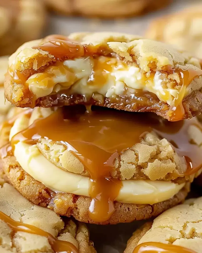 Caramel Cheesecake Cookies