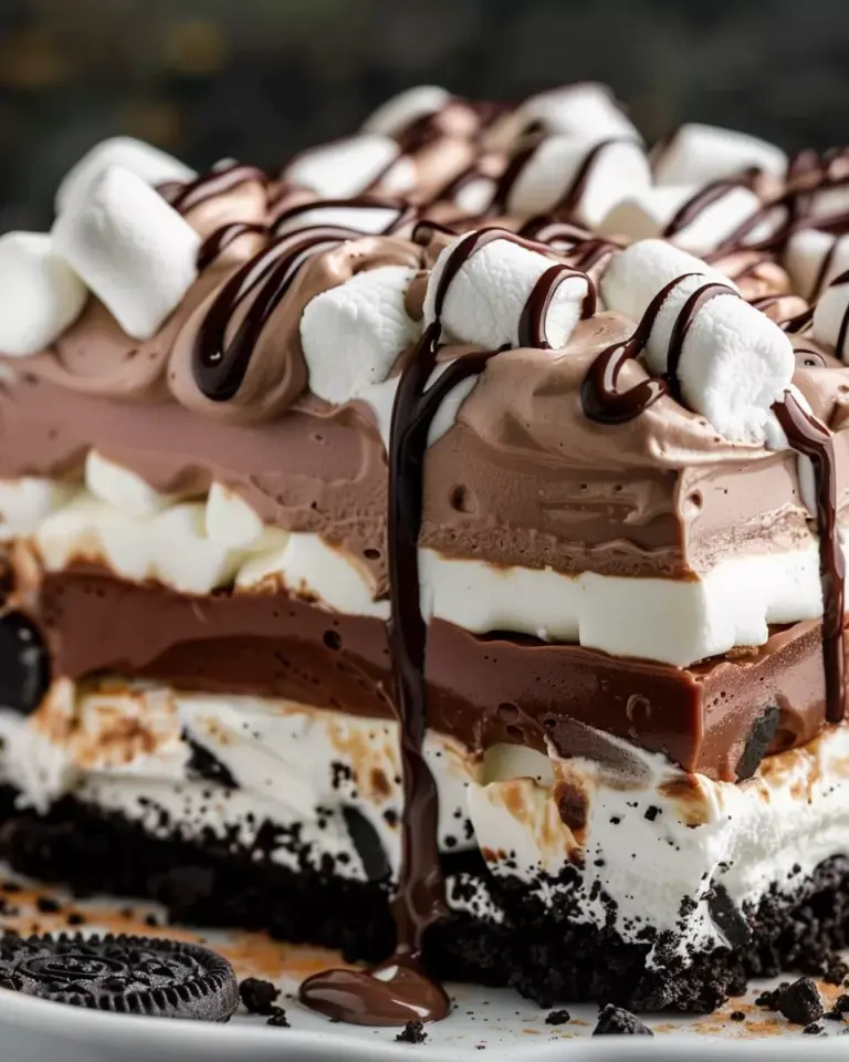 Hot Chocolate Lasagna