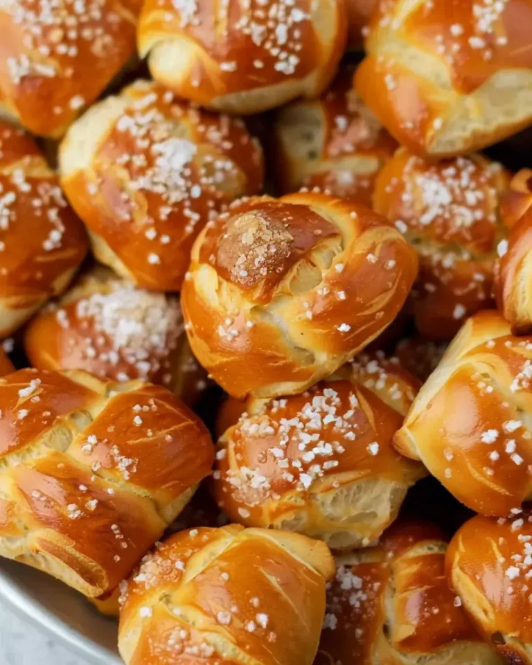 homemade soft pretzel bites