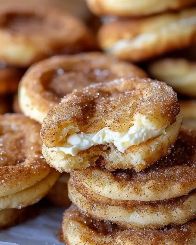 churro cheesecake cookies