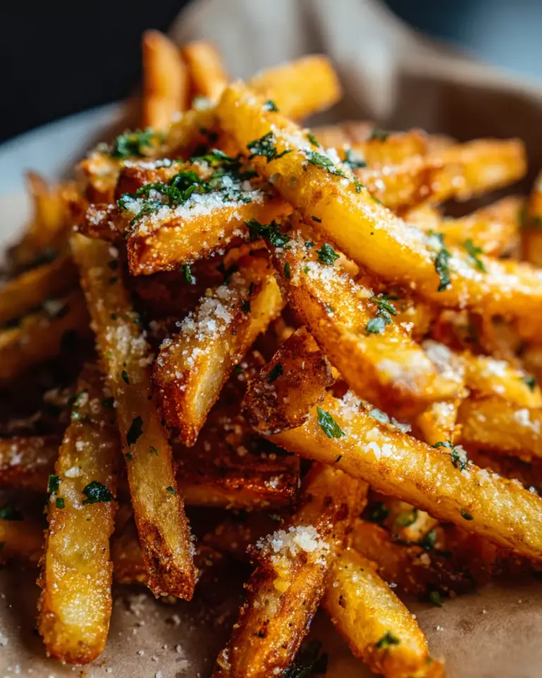 Crispy Garlic Parmesan Fries
