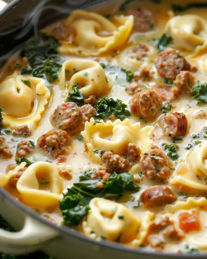 Sausage Tortellini Soup