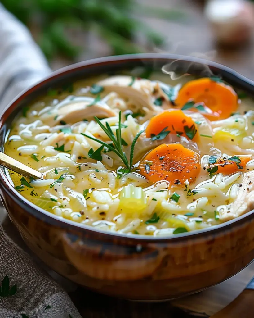 greek lemon chicken soup