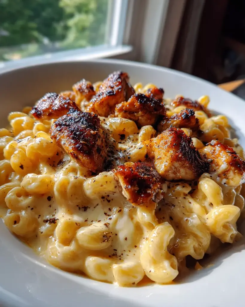 Creamy Honey Pepper Chicken Mac and Cheese – Sweet, Spicy & Cheesy!