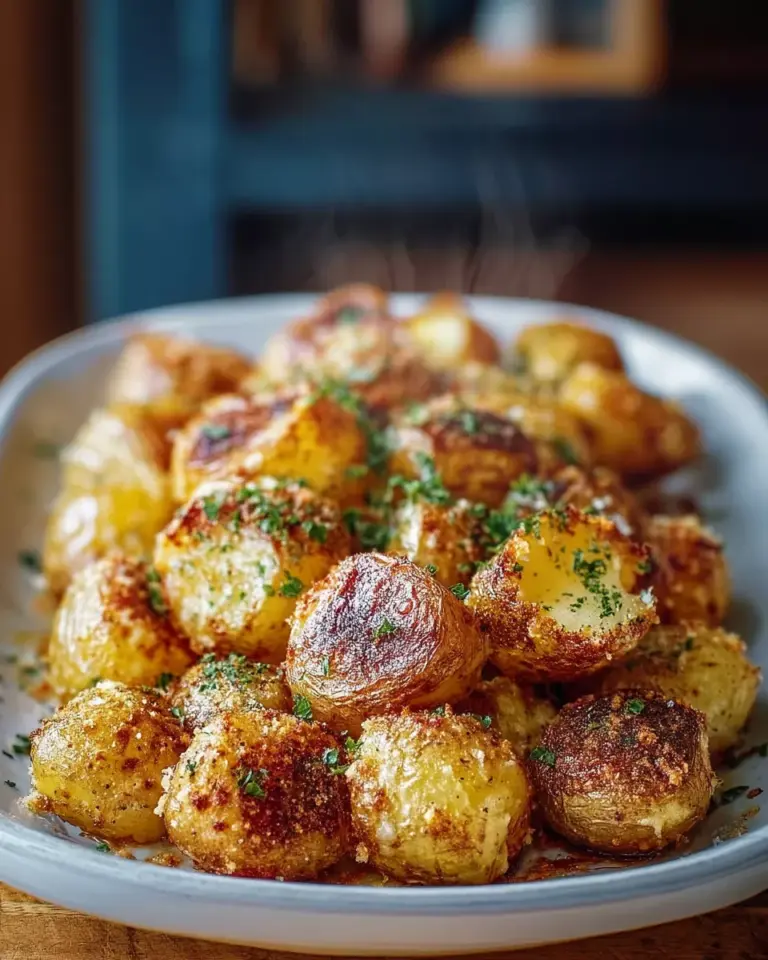 Crispy Parmesan Crusted Baby Potatoes: The Perfect Side Dish