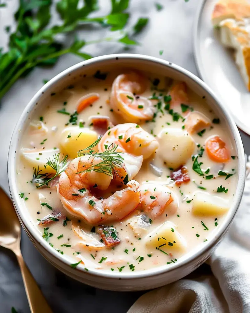 The Best Creamy Seafood Chowder