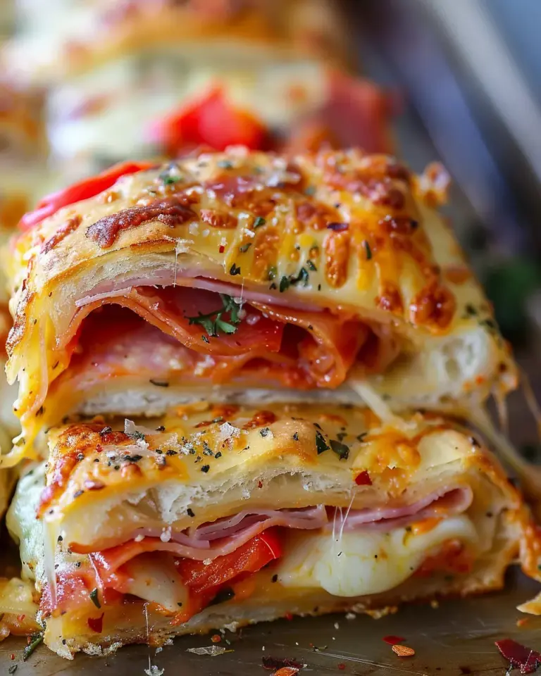Italian Crescent Roll Sandwich Bake – Easy Party Favorite