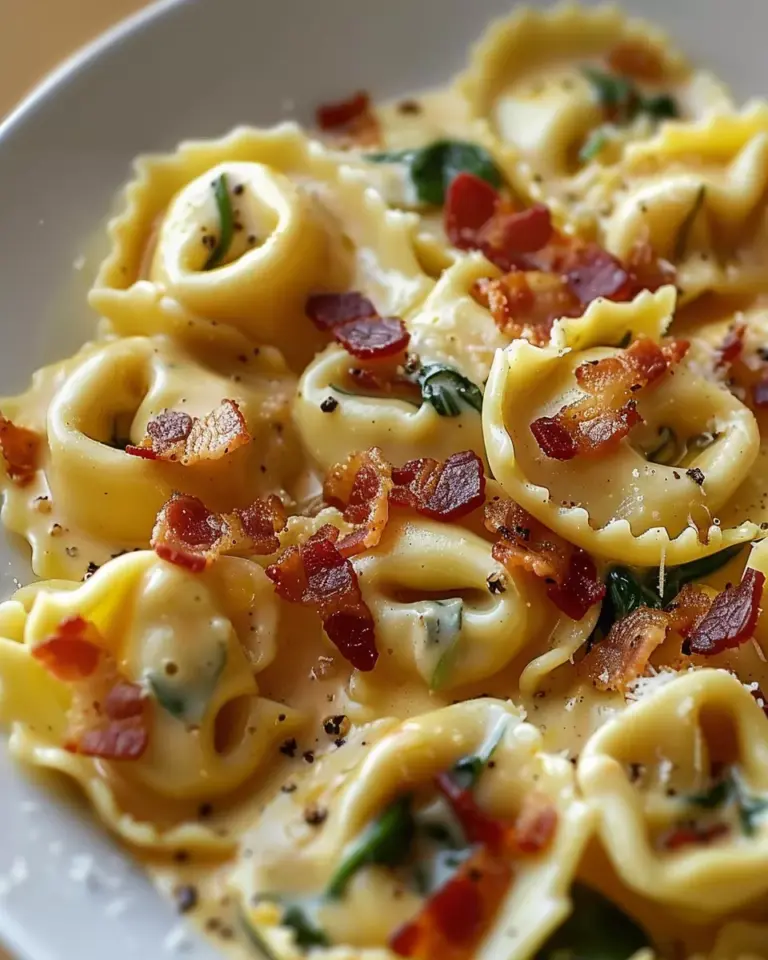 Indulgent Bacon Cream Cheese Tortellini Recipe to Wow You
