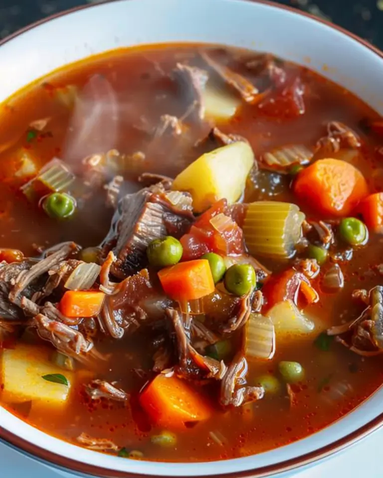 Old-Fashioned Vegetable Beef Soup