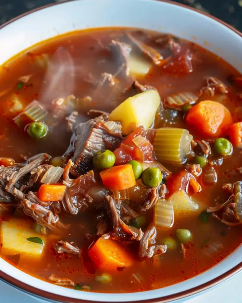 Old-Fashioned Vegetable Beef Soup