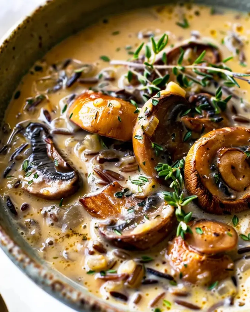 Wild Rice Mushroom Soup