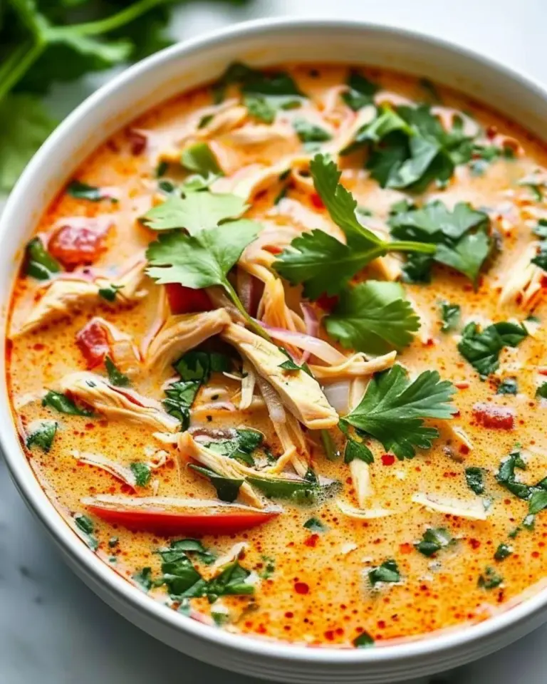 crockpot Thai Coconut Chicken Soup