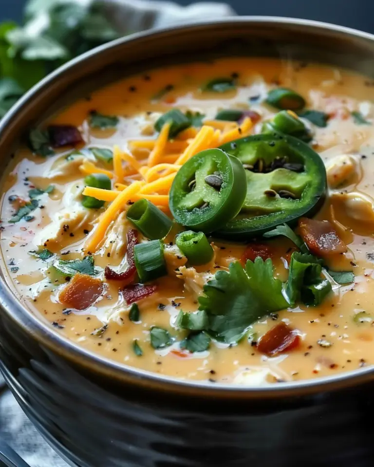 Spicy Jalapeño Popper Chicken Soup Recipe