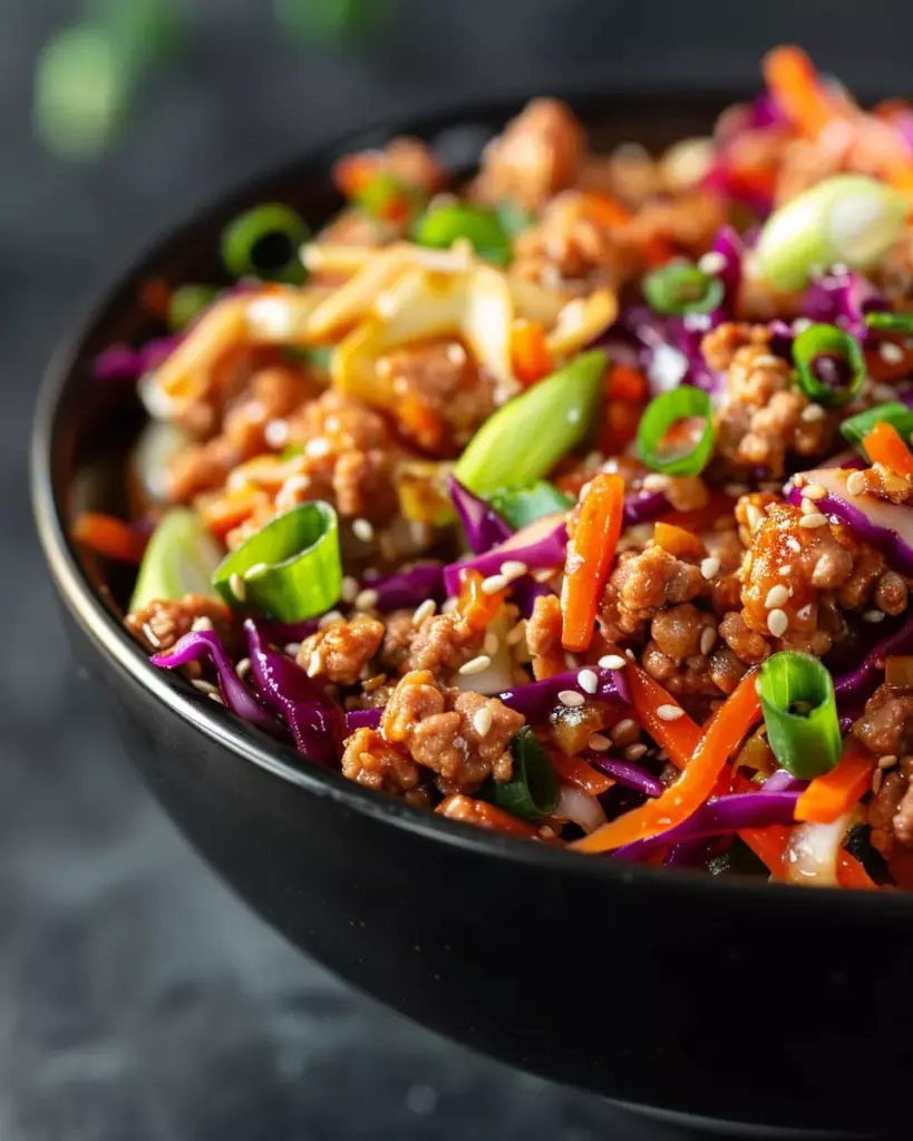 Egg Roll in a Bowl (One-Skillet, Keto)