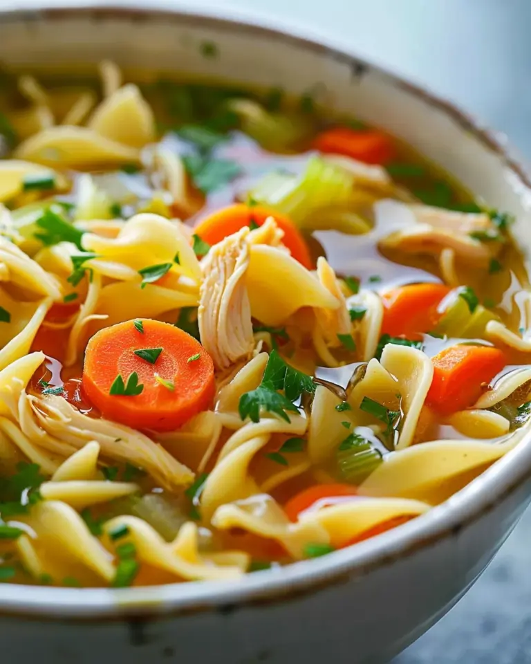 Slow Cooker Chicken Noodle Soup