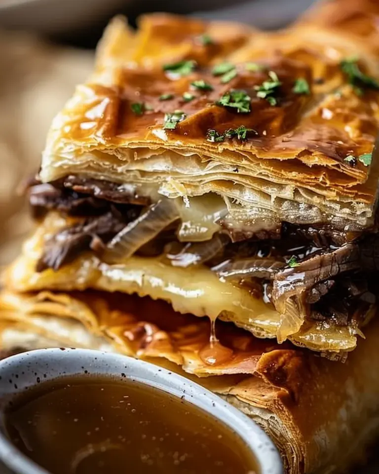 French Dip Squares : perfect party apetizer