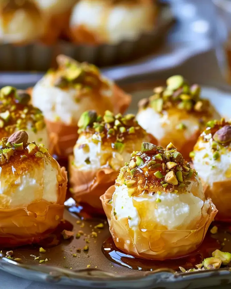 Ricotta Pistachio Honey Bites