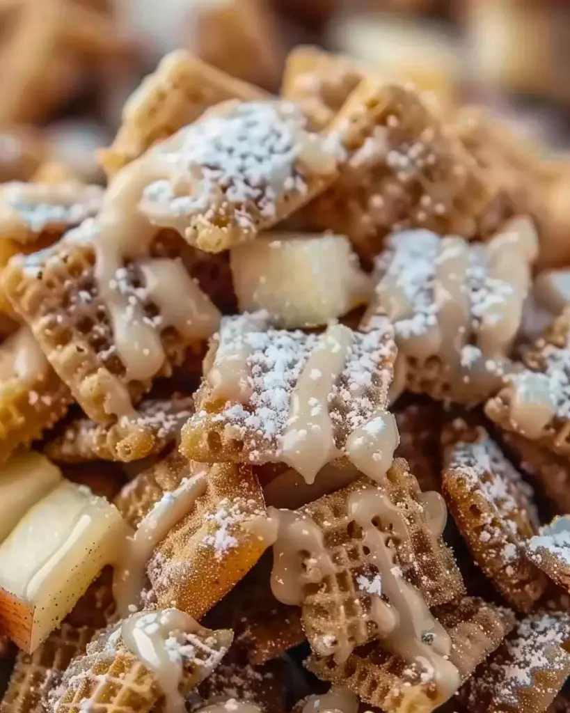 irresistible Caramel Apple Puppy Chow