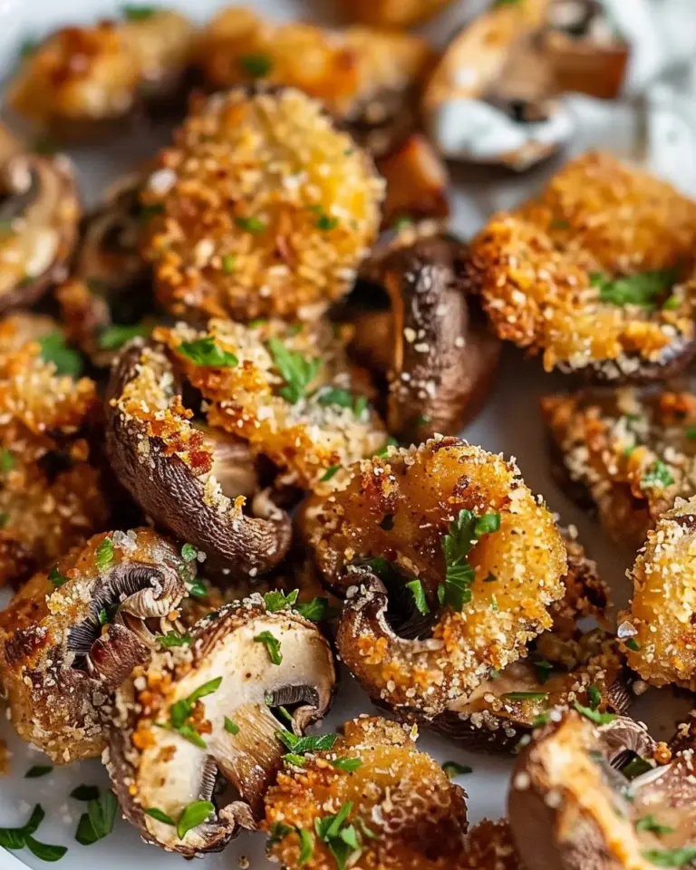 Air Fryer Ranch Mushrooms