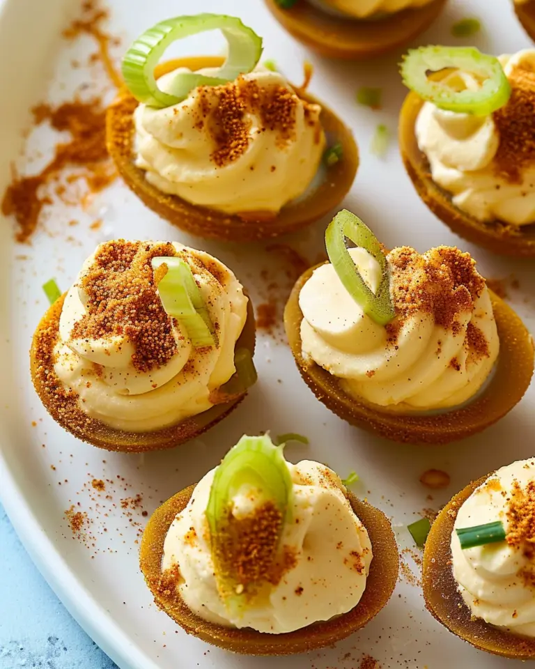 Bloody Mary Deviled Eggs