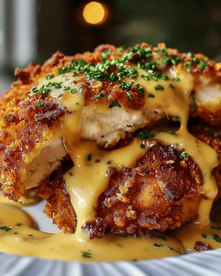 Savory Pretzel Chicken Mustard Cheddar