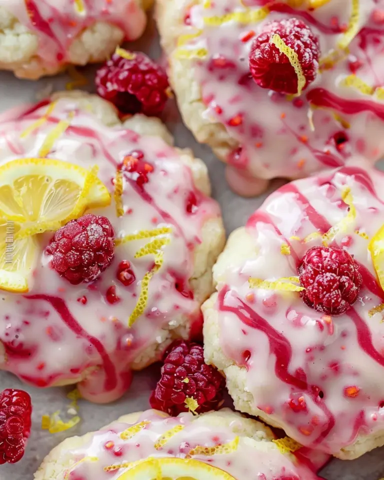 Lemon Raspberry Cookies