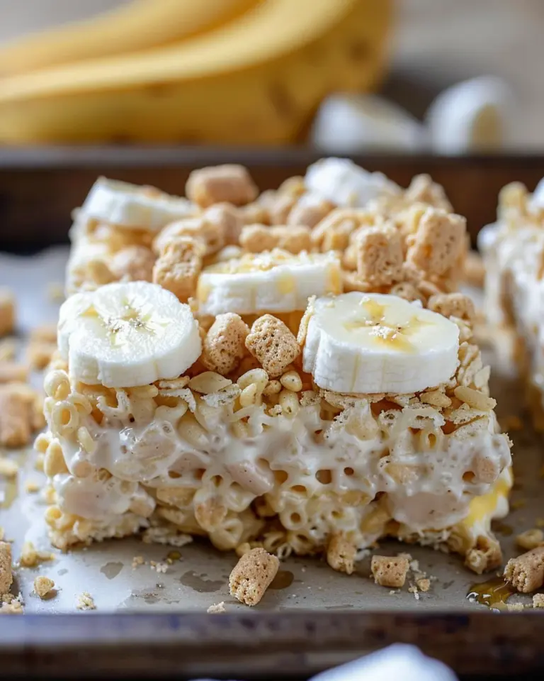 Banana Pudding Rice Krispie Treats