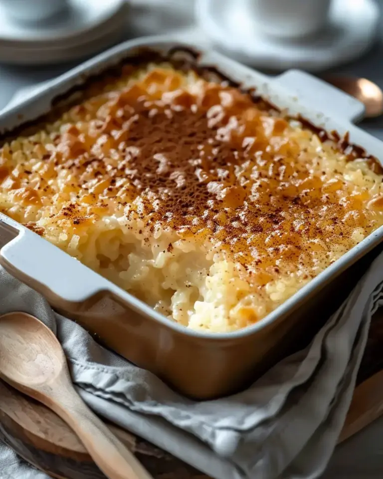 Irresistibly Creamy Condensed Milk Baked Rice Pudding Recipe You’ll Love