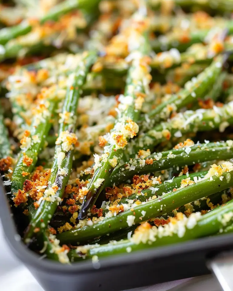 Roasted Parmesan Green Beans