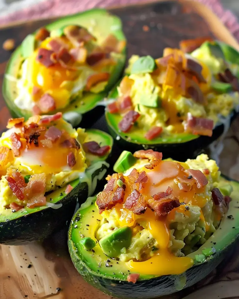 Breakfast Stuffed Avocados