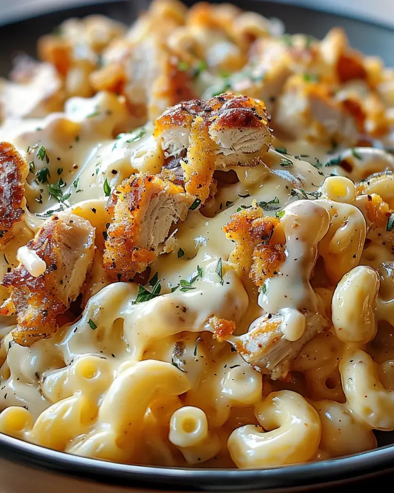 Honey Pepper Chicken Mac and Cheese