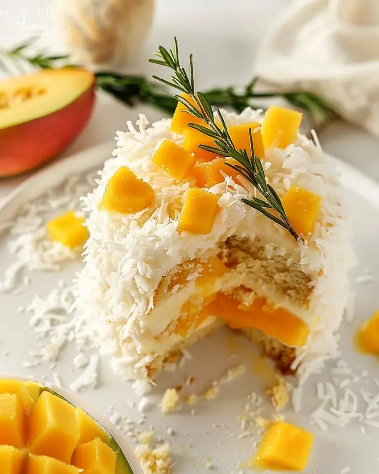 Vegan Mango Coconut Cake