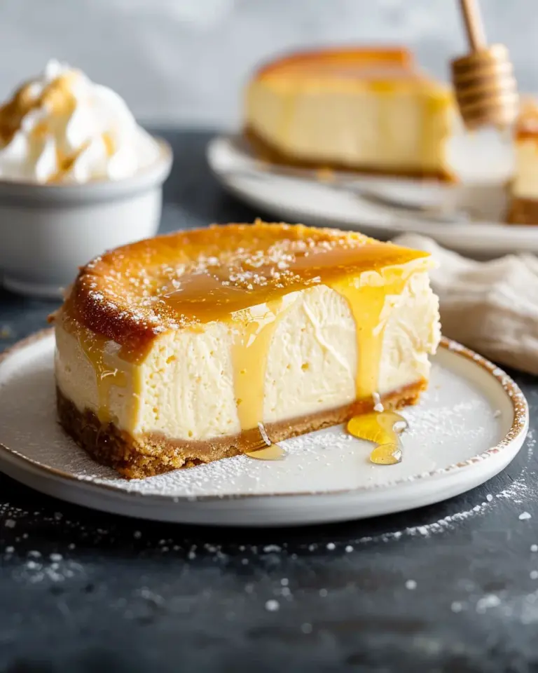 Salted Honey Cheesecake