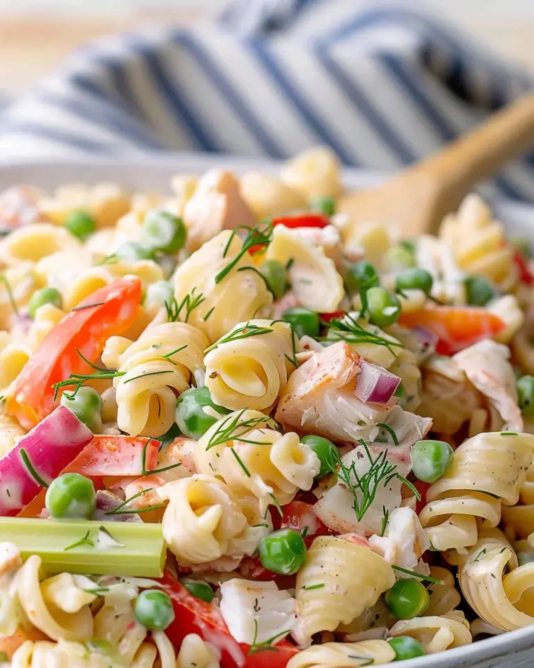 Imitation Crab Pasta Salad