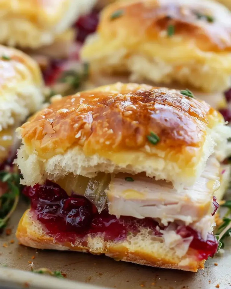 Turkey Cranberry Sliders