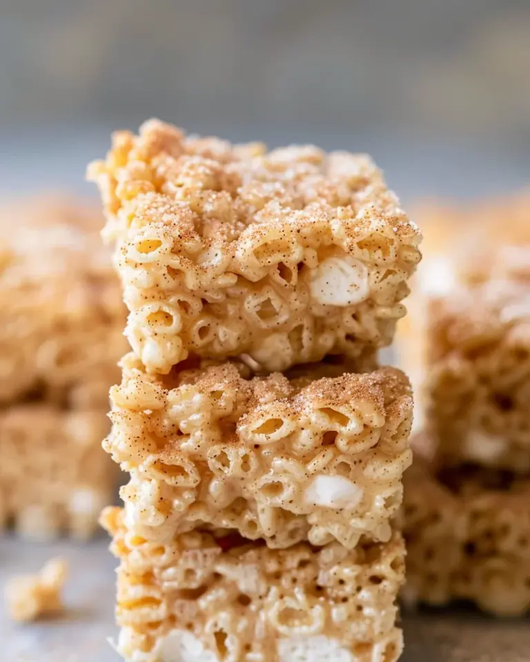 Churro Rice Krispie Treats