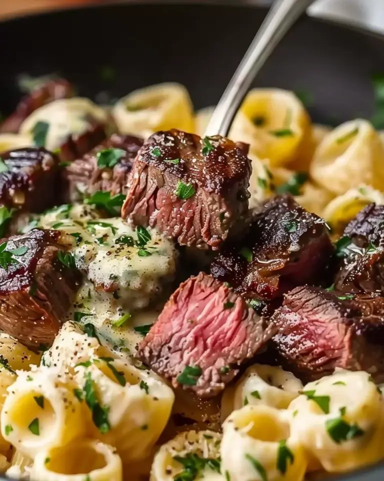Savory Steak Bites & Pasta