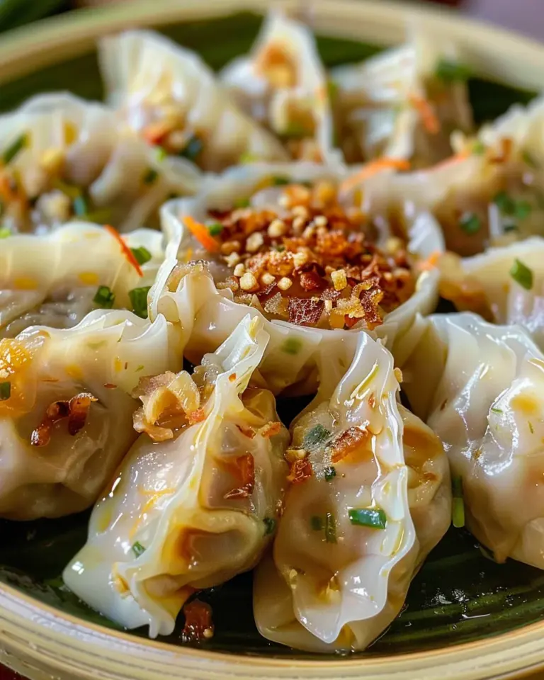 Kanom Jeeb (Thai Dumplings Recipe)