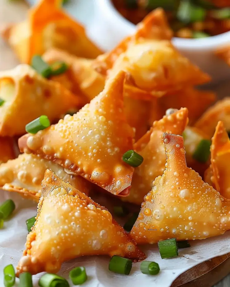 Crab Rangoon – Crab & Cream Cheese Filled Crispy Wontons