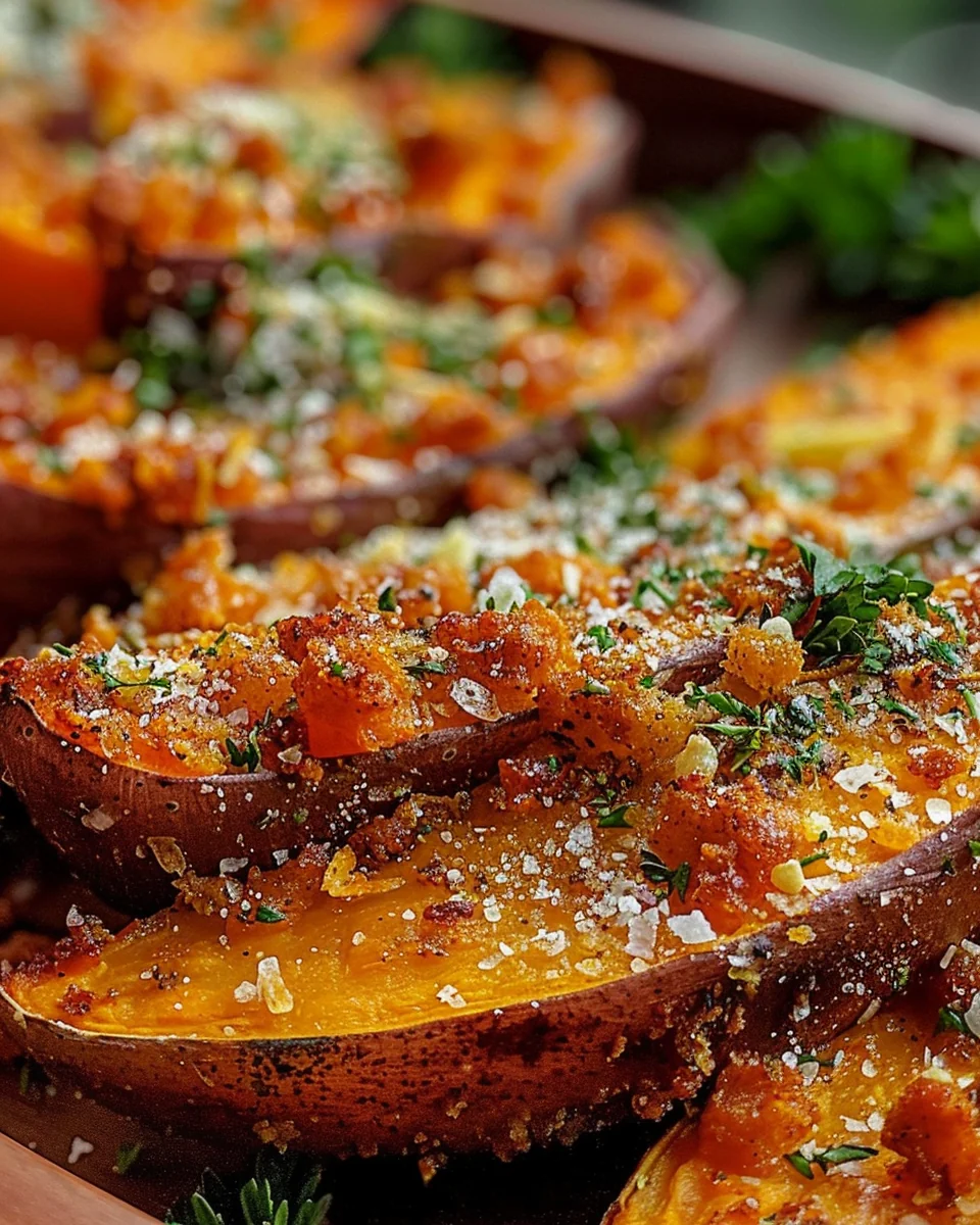 Garlic Parmesan Sweet Potato Wedges: A Delicious and Healthy Snack