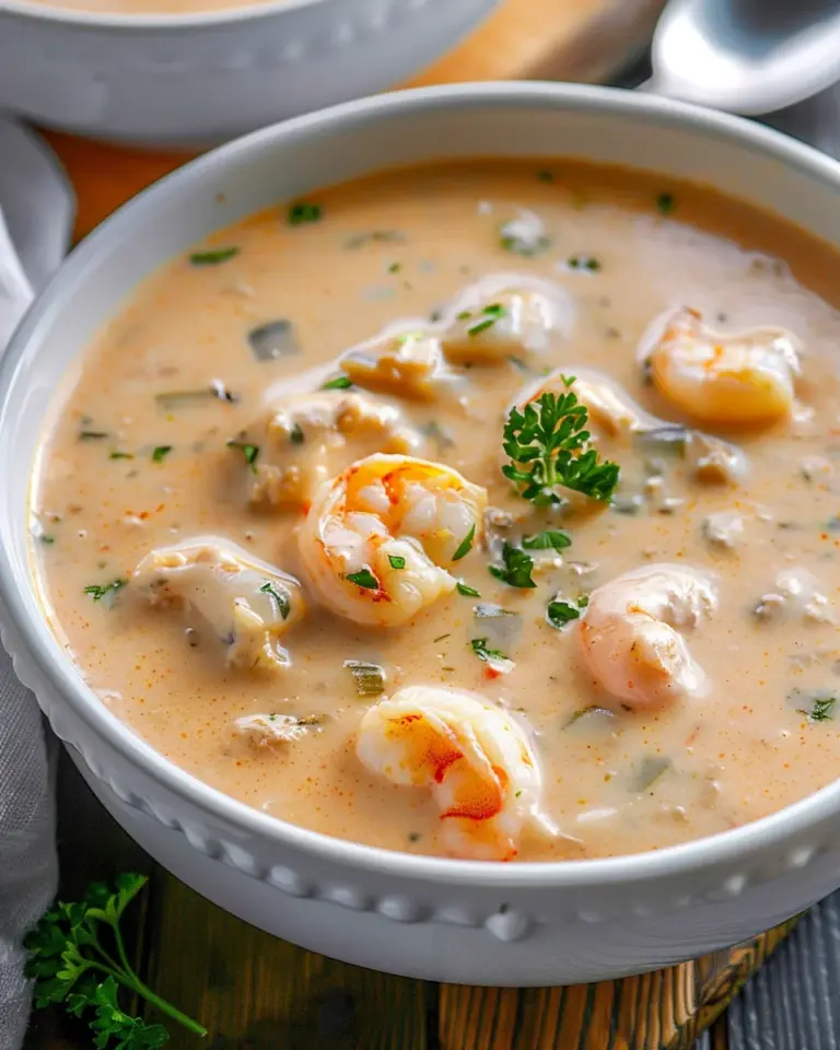 Crab and Shrimp Seafood Bisque