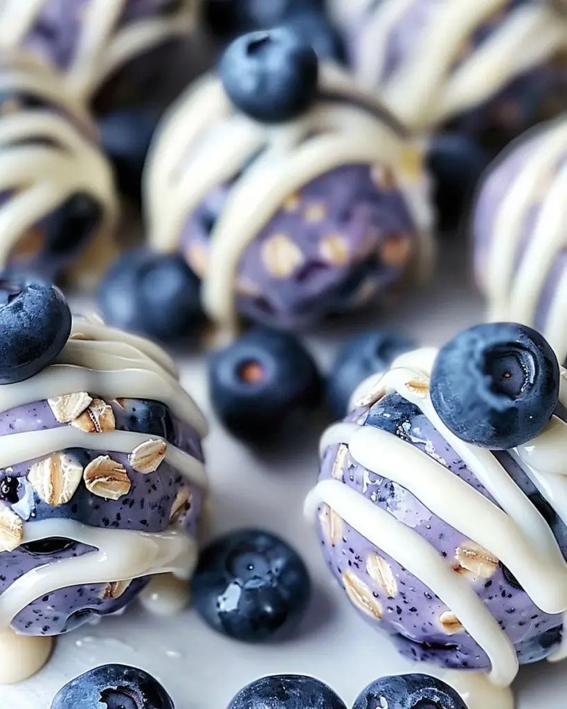Blueberry Cheesecake Protein Bites – A No-Bake, High-Protein Snack
