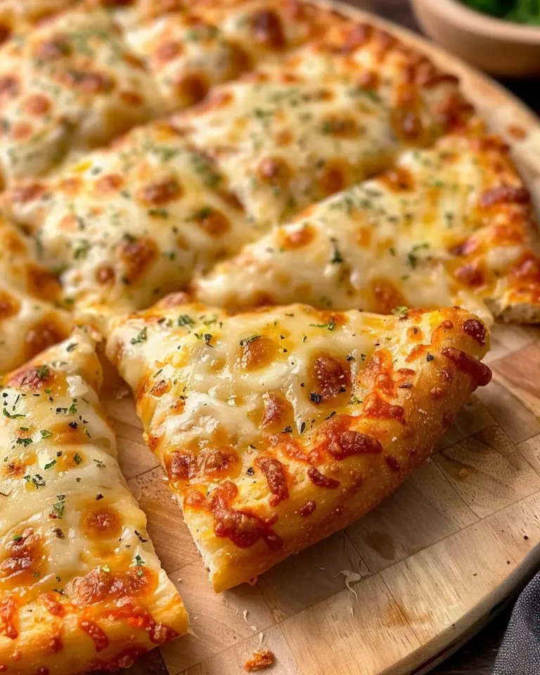 Air Fryer Cheesy Tortilla Garlic Bread