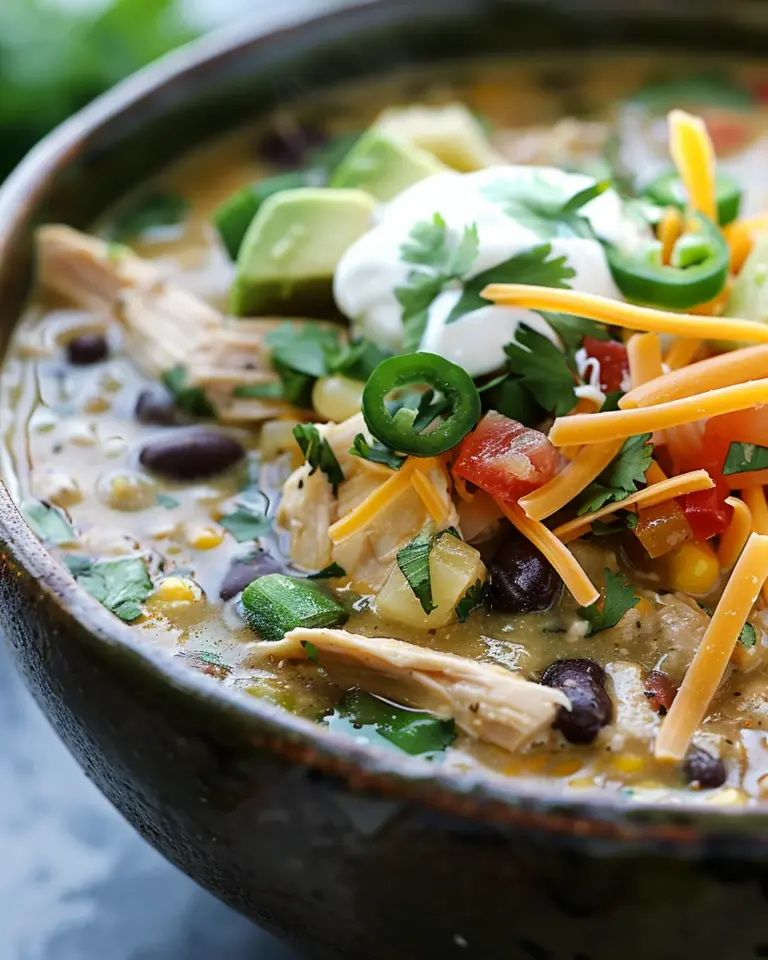 Green Enchilada Chicken Soup Recipe