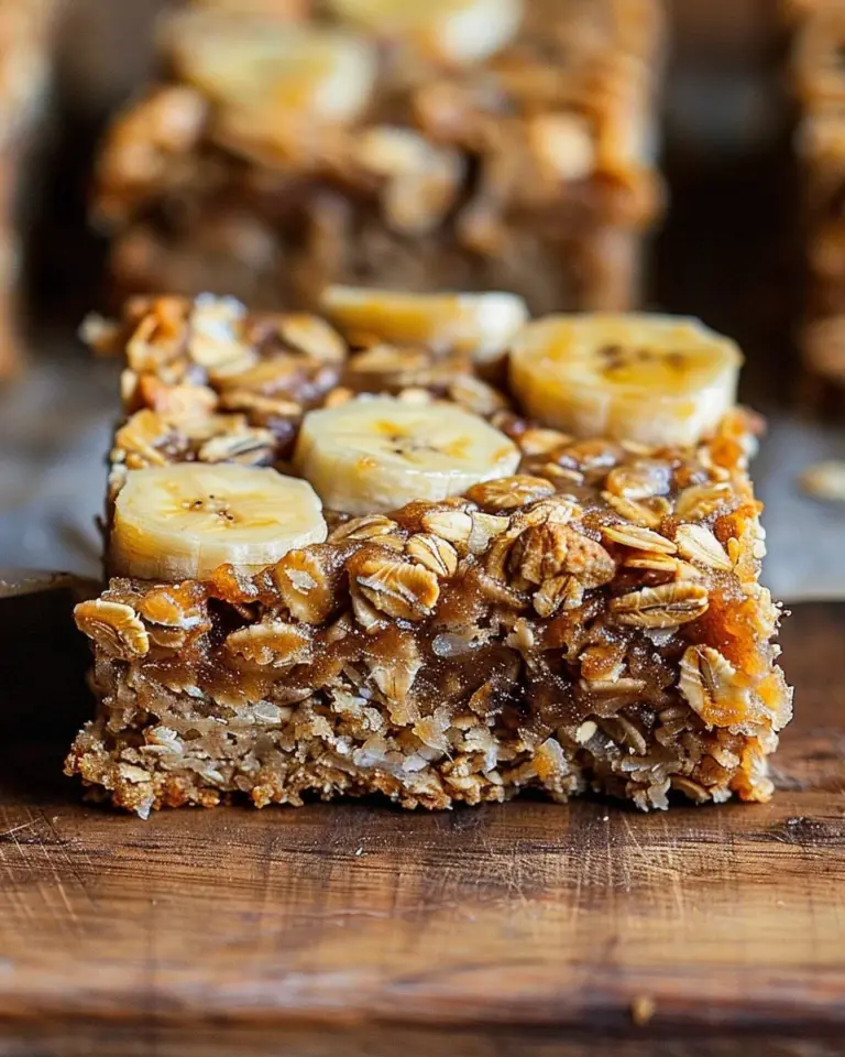 Banana Oatmeal Bars