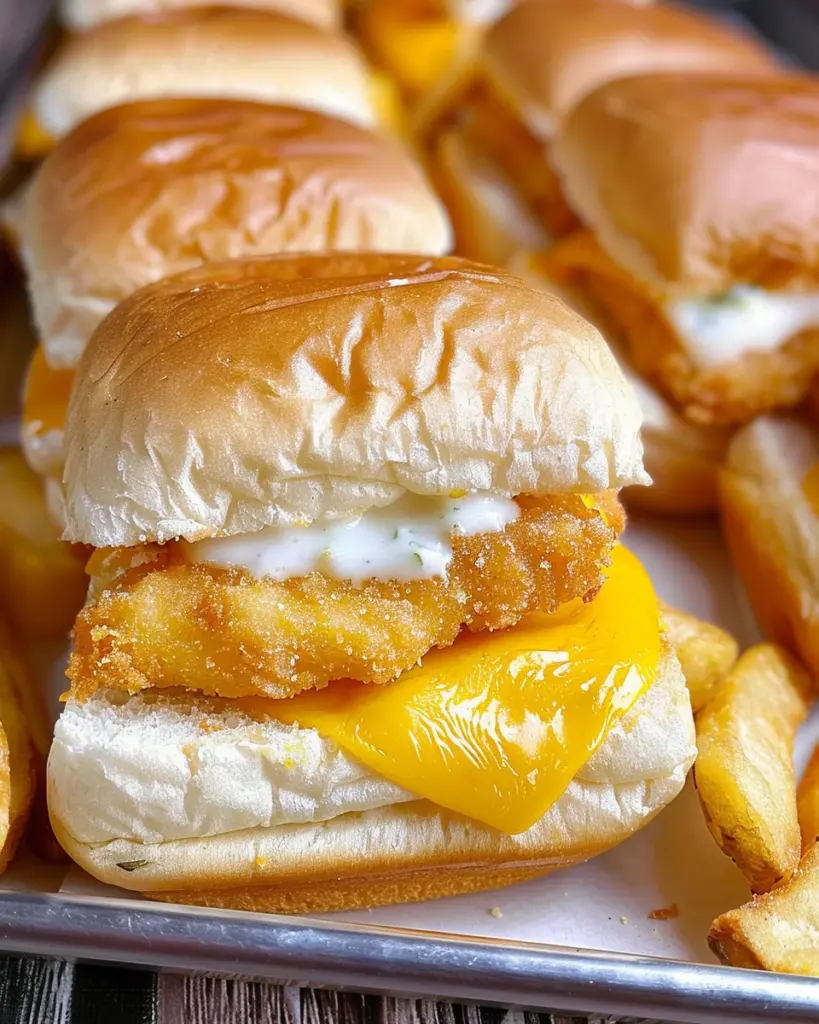 Filet-O-Fish Sliders (Fish Burger Sliders)
